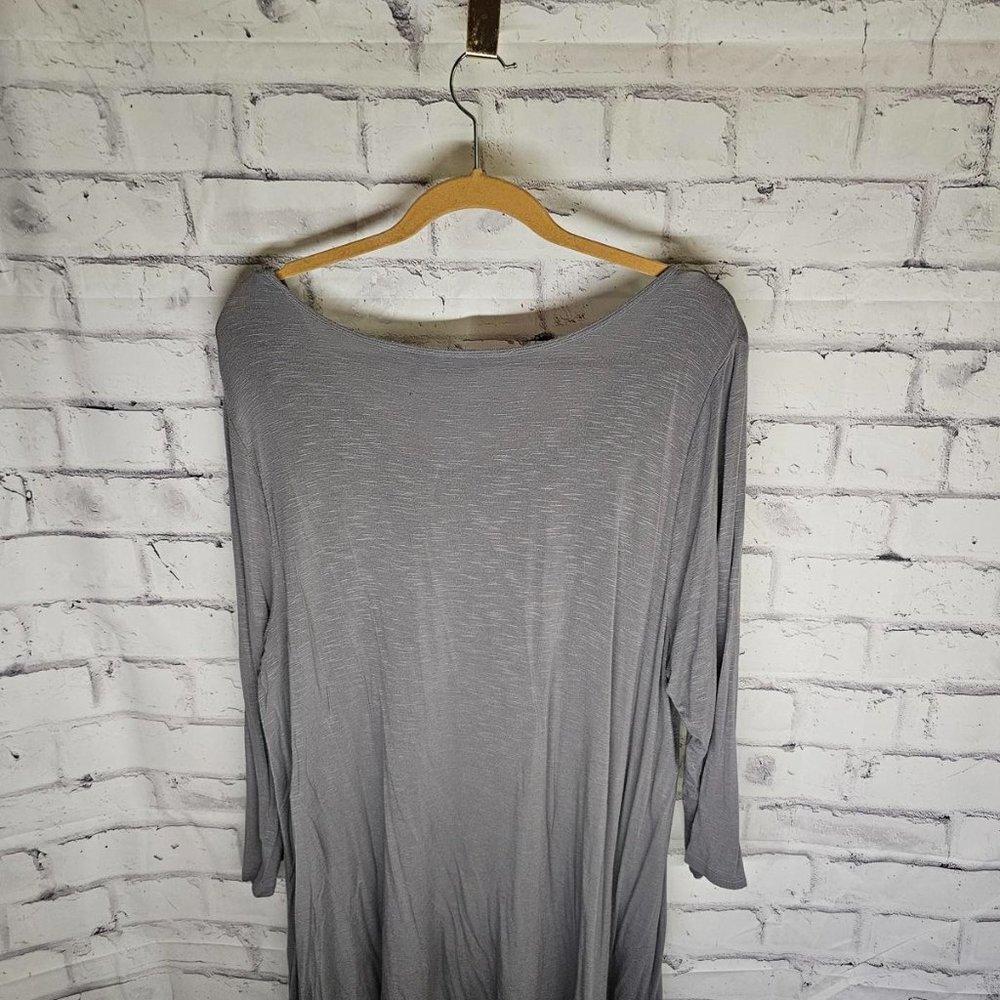 Long LOGO Gray Shirt - Picture 2 of 4